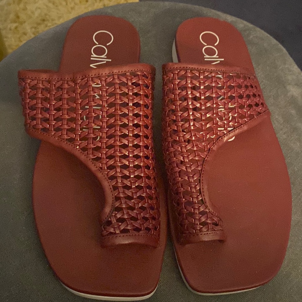 Calvin Klein Sandals Size 8